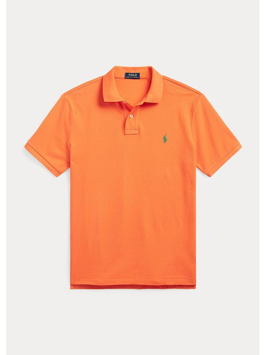 Ralph Lauren Men's T-shirt Turtleneck Orange