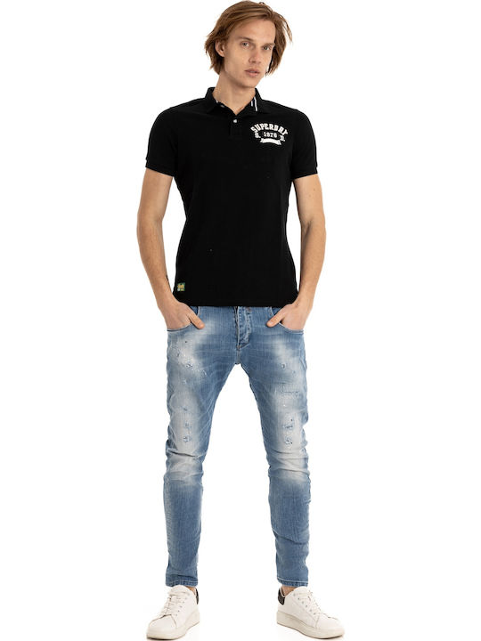 Superstate Polo T-Shirt Schwarz