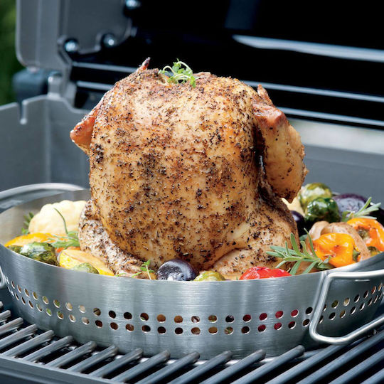 Weber Spirit SPX-335 GBS Smart Gasgrill Gusseisen Rost 61cmx45cmcm mit 3 cm 9.38kW und Seitenbrenner
