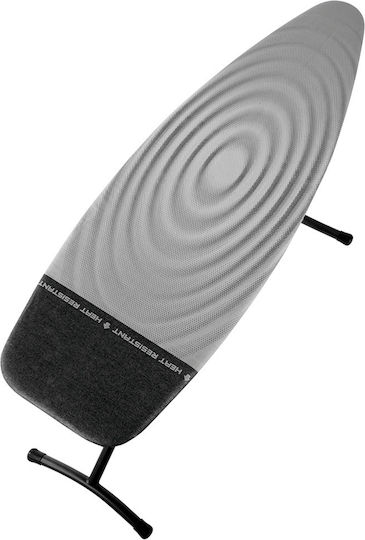 Brabantia Titan Oval Bügelbrett Für Dampfbügeleisen Zusammenklappbar 135x45cm