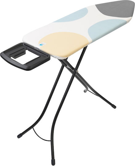 Brabantia Spring Bubbles Ironing Board For Steam Iron Foldable 124x45x98cm