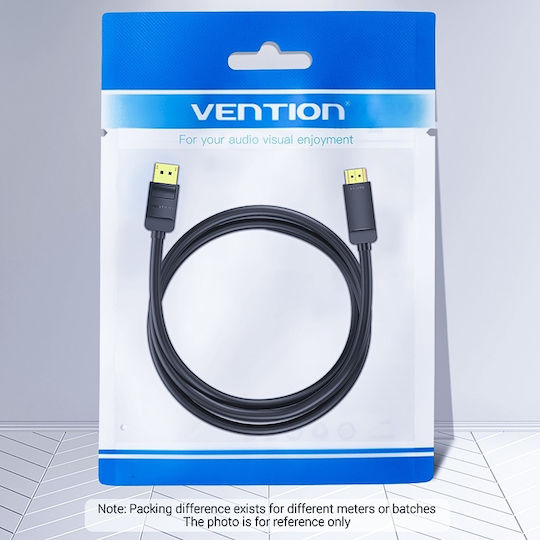 Vention Cable DisplayPort male - HDMI male 2m Black (HAGBH)