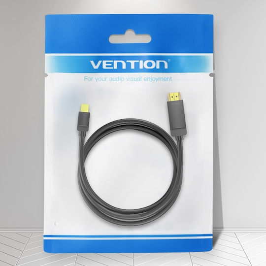 Vention Cable mini DisplayPort male - HDMI male 2m Μαύρο (HAHBH)