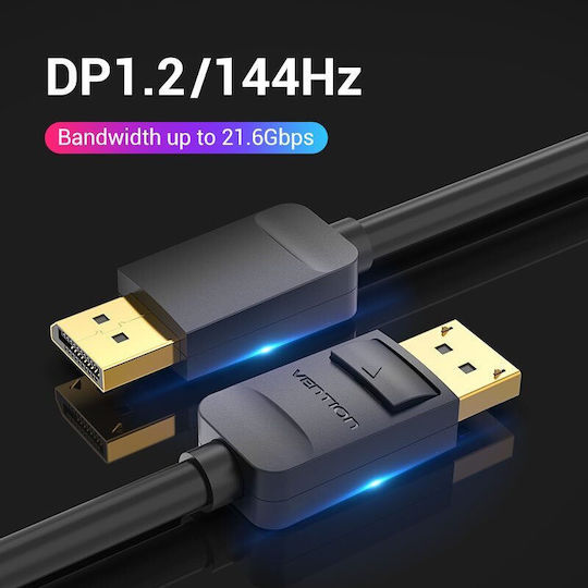 Vention Cablu DisplayPort - DisplayPort 1.5m Negru (HACBG)