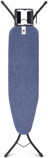 Brabantia Σιδερώστρα για Σίδερο Ατμού Σπαστή Denim Blue 110x30x96cm