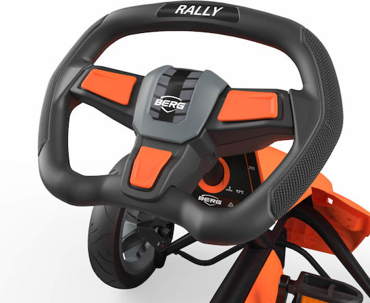 Rally Go Kart Cu Un Loc Cu Pedală Inspirat Portocaliu Pentru 4+ Ani