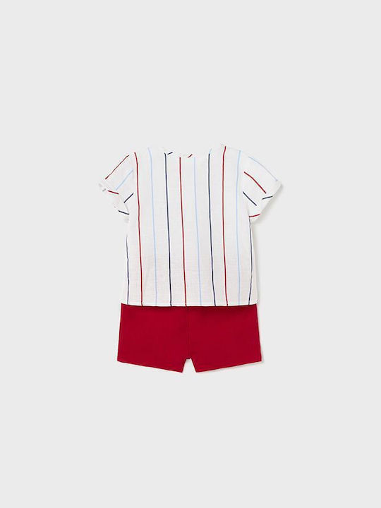 Mayoral Kids Set with Shorts Summer 2pcs White