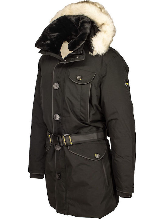 Winter Jacke Parka Schwarz