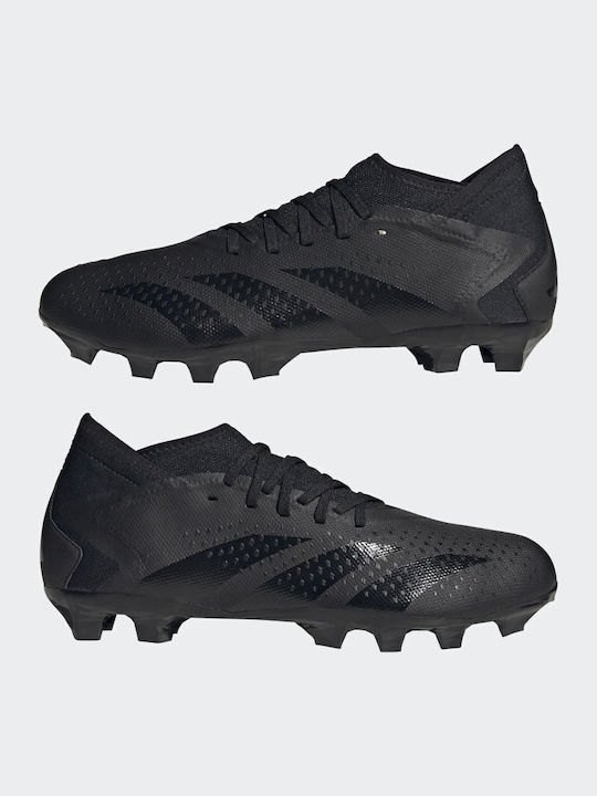 adidas Predator Precision.3 Футболни Обувки с Бутони Основно Черно / Облачно Бяло