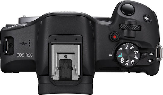 Canon EOS R50 Mirrorless Camera Kit (RF-S 18-45mm f/4.5-6.3 IS STM) Black