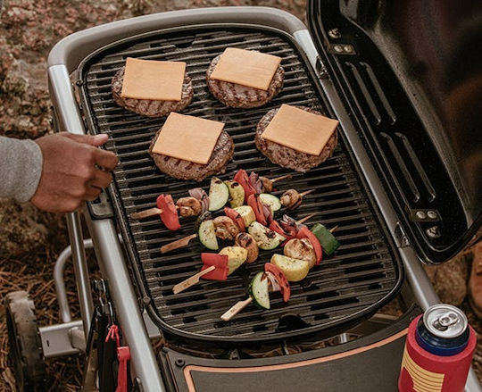 Weber Traveler Преносима Газово Барбекю Решетка 63.5брx34.3брсм. с 1 бр 3.8кВт