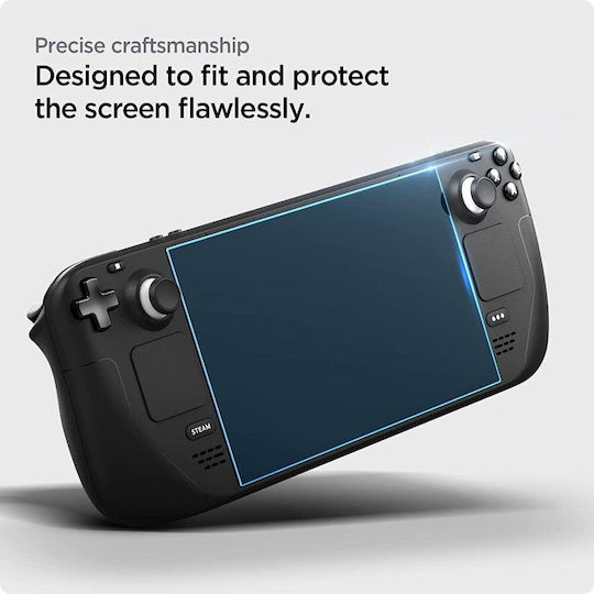 Spigen Ez Fit GLAS.tR Screen Protector Tempered Glass for Steam Deck