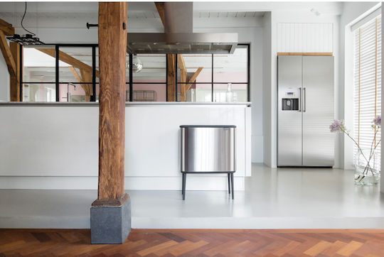 Brabantia Brabantia Mülleimer Für Recycling Metallisch Push Matt 33l
