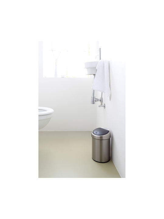 Brabantia Κάδος Απορριμμάτων από Ανοξείδωτο Ατσάλι Matt Steel FPP 3lt