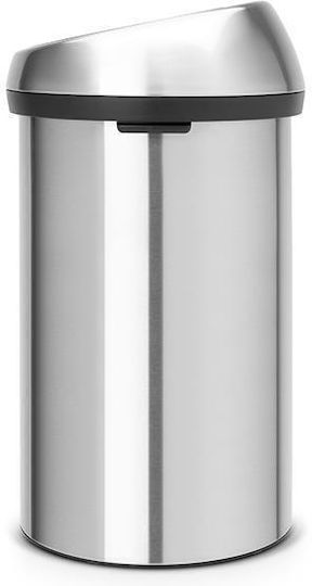 Brabantia Touch Bin Κάδος Απορριμμάτων από Ανοξείδωτο Ατσάλι Matt Steel 60lt Brabantia Touch Bin Κάδος Απορριμμάτων από Ανοξείδωτο Ατσάλι Matt Steel 60lt