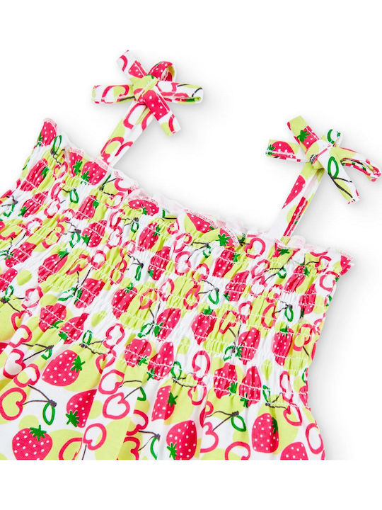 Kinderkleid Ärmellos Orange