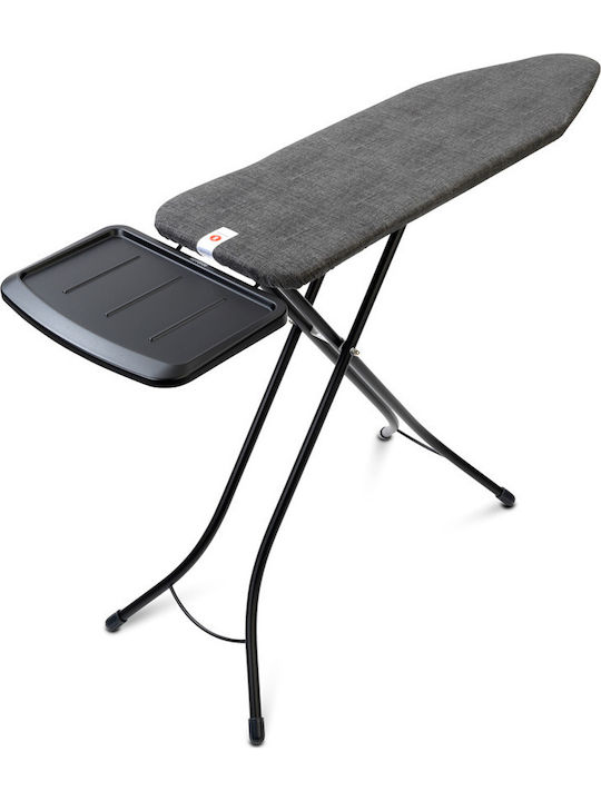 Brabantia Ironing Board for Steam Iron Foldable Denim Black 124x38x98cm