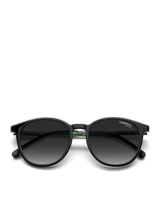 Carrera Unisex Sunglasses with Black Horn-Rimmed Frame and Grey Gradient Lenses 2048T/S 7ZJ/9O