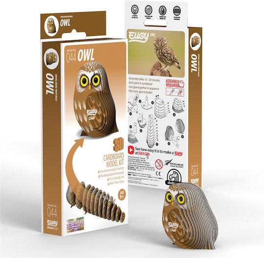 Построителна хартиена игра Owl за деца на възраст 6++ години