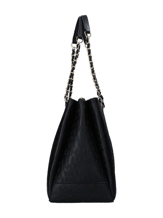 Valentino Bags Γυναικεία Τσάντα Shopper Ώμου Μαύρη