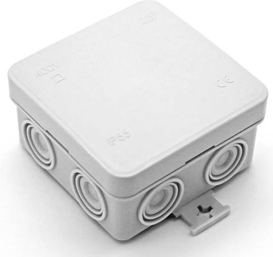 Arli Cutie electrică pentru montaj exterior IP55 75x75x40mm în culoarea Gri