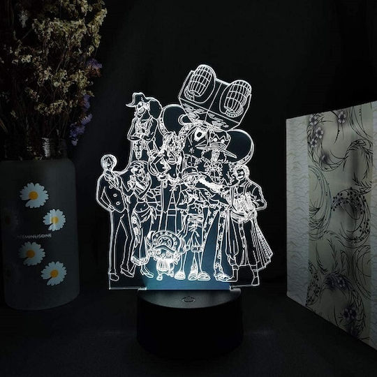 Διακοσμητικό Φωτιστικό One Piece LED 3D Illusion