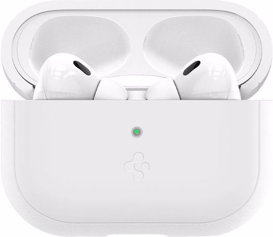Spigen Fit Hülle Silikon mit Haken White/Grey für Apple AirPods Pro 2