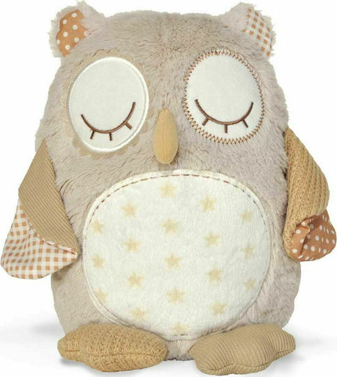 Cloud b Nighty Night Owl Baby-Schlaftröster aus Stoff mit weißen Klängen für Neugeborene