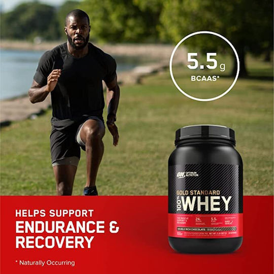 Optimum Nutrition Gold Standard 100% Whey Протеин от Суроватка с Вкус Delicious Strawberry 2.27kg