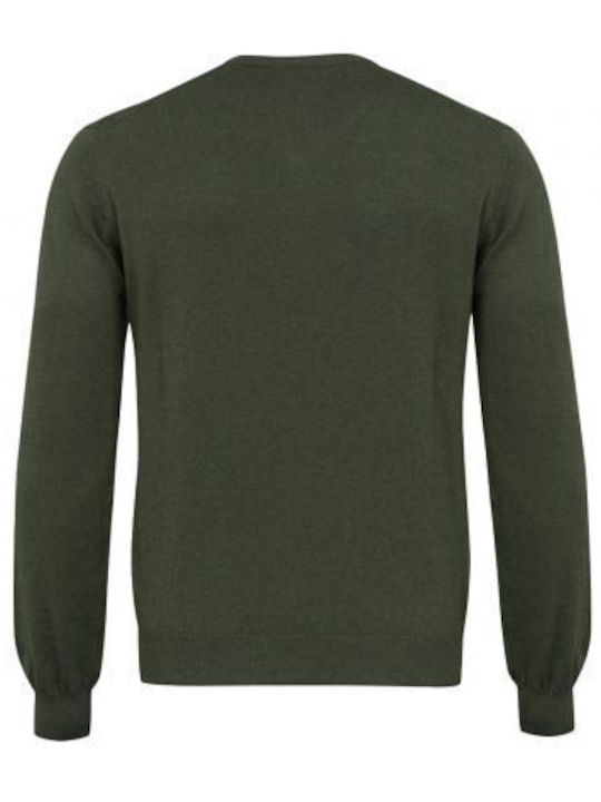 Malboro Classics Men's Long Sleeve Sweater Green