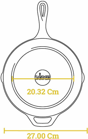 Lodge Τηγάνι από Μαντέμι 26.04cm