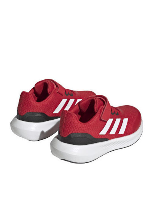 Runfalcon 3.0 El K Kids Sports Shoes Running with Hoop & Loop Closure Red