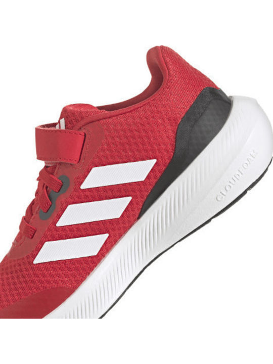 Runfalcon 3.0 El K Kids Sports Shoes Running with Hoop & Loop Closure Red