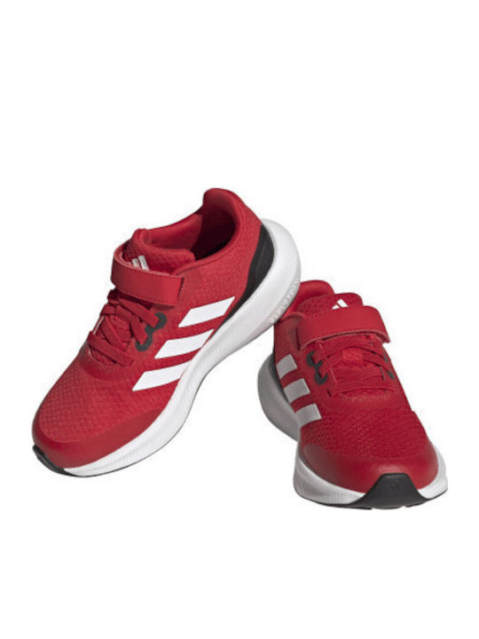 Runfalcon 3.0 El K Kids Sports Shoes Running with Hoop & Loop Closure Red