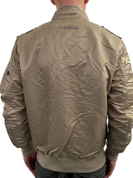 Alpha Industries Falcon II Μπουφάν Bomber Vintage Sand