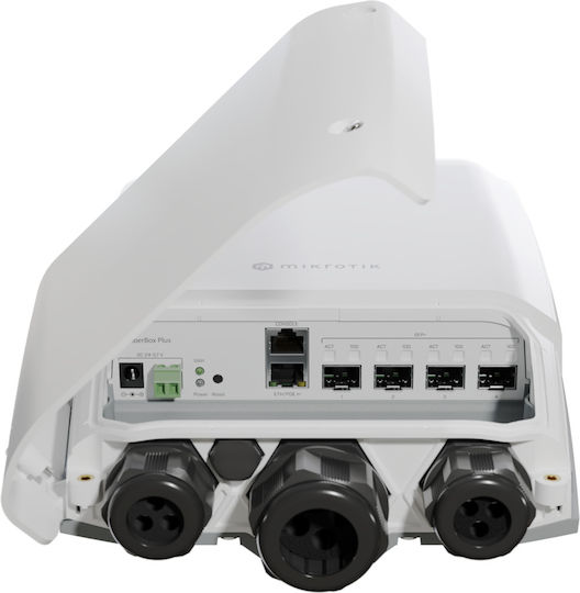MikroTik CRS305-1G-4S+OUT Managed L2 PoE+ Switch with 1 Gigabit (1Gbps) Ethernet Port and 4 SFP Ports