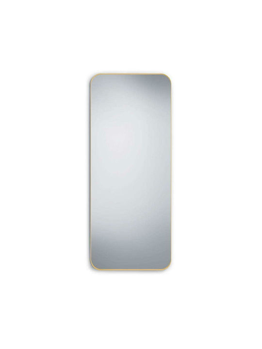 Mirrors & More Oglindă de Perete De Corp Întreg cu Auriu Ramă din Metalic 170x70cm 1buc