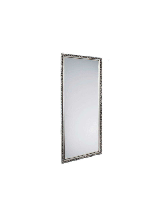 Mirrors & More Sonja Wall Mirror with Silver Wooden Frame 70x70cm 1pcs