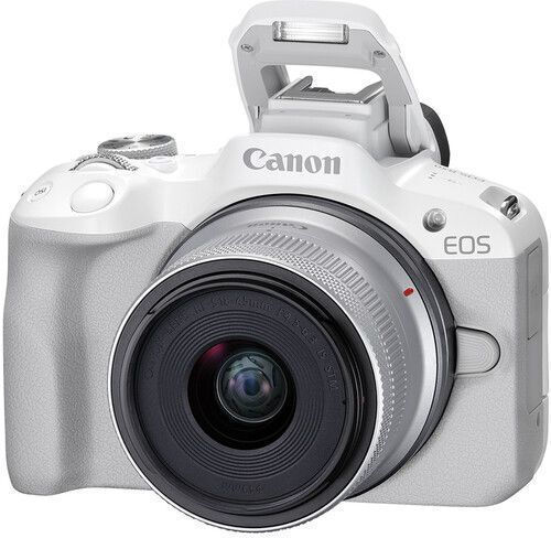 Canon EOS R50 Mirrorless Φωτογραφική Μηχανή Kit (RF-S 18-45mm f/4.5-6.3 IS STM) Λευκή