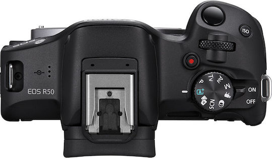 Canon EOS R50 Mirrorless Camera Kit (RF-S 18-45mm f/4.5-6.3 IS STM + RF-S 55-210mm f/5-7.1 IS STM) Black