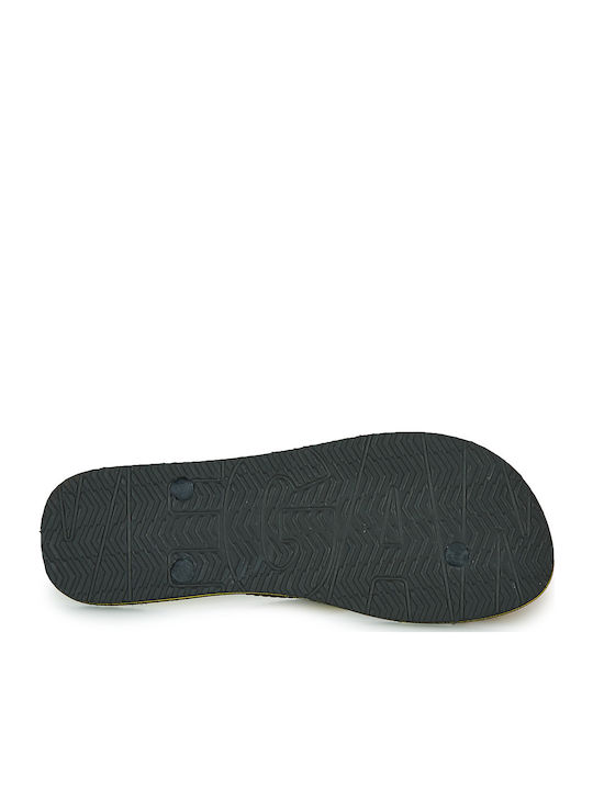 D1 Ovin Vintage Vegan Flip Flop Men's Flip Flops Black