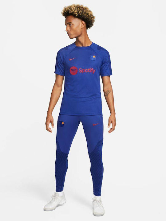 FC Barcelona Ποδοσφαιρικό Παντελόνι Φόρμας Deep Royal Blue/Noble Red