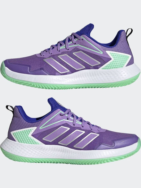 adidas Defiant Speed Ανδρικά Παπούτσια Τένις για Χωμάτινα Γήπεδα Violet Fusion / Silver Metallic / Pulse Mint
