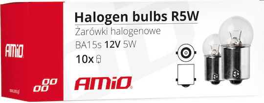 AMiO Lamps Car R5W Halogen 12V 5W 10pcs