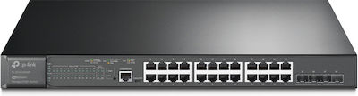 TP-LINK TL-SG3428XMP v2 Managed L2 PoE+ Switch με 24 Θύρες Ethernet και 4 SFP Θύρες