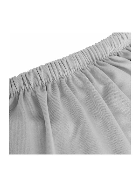 vidaXL Elastic Cover for Two Seater Sofa Grey 1pcs 332941