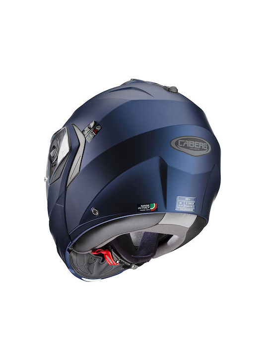 Caberg Duke-X Matt Blue Yama Κράνος Μηχανής Flip-Up ECE 22.06 1550gr με Pinlock και Sunvisor