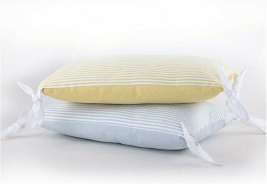Nef-Nef Homeware Crib Decorative Pillow Deco Time Light Blue 35x45cm