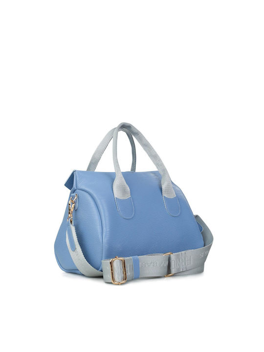 FRNC Damen Tasche Schulter Hellblau