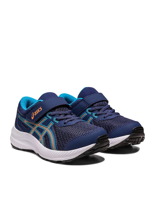 Contend 8 Ps Kids Sports Shoes Running with Hoop & Loop Closure Blue